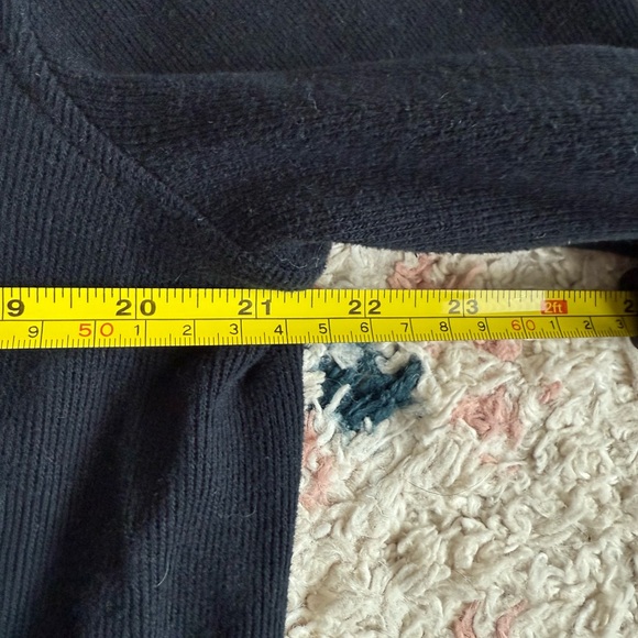 Lauren Ralph Lauren Black Sweater Zip Cardigan Jacket Size XL 100% Cotton Womens - Picture 4 of 7